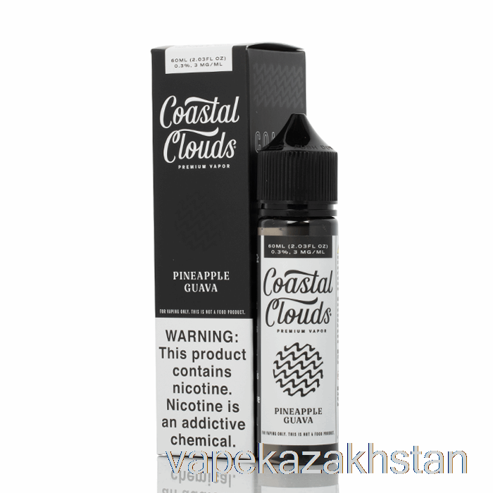 Vape Kazakhstan Pineapple Guava - Coastal Clouds Co. - 60mL 6mg